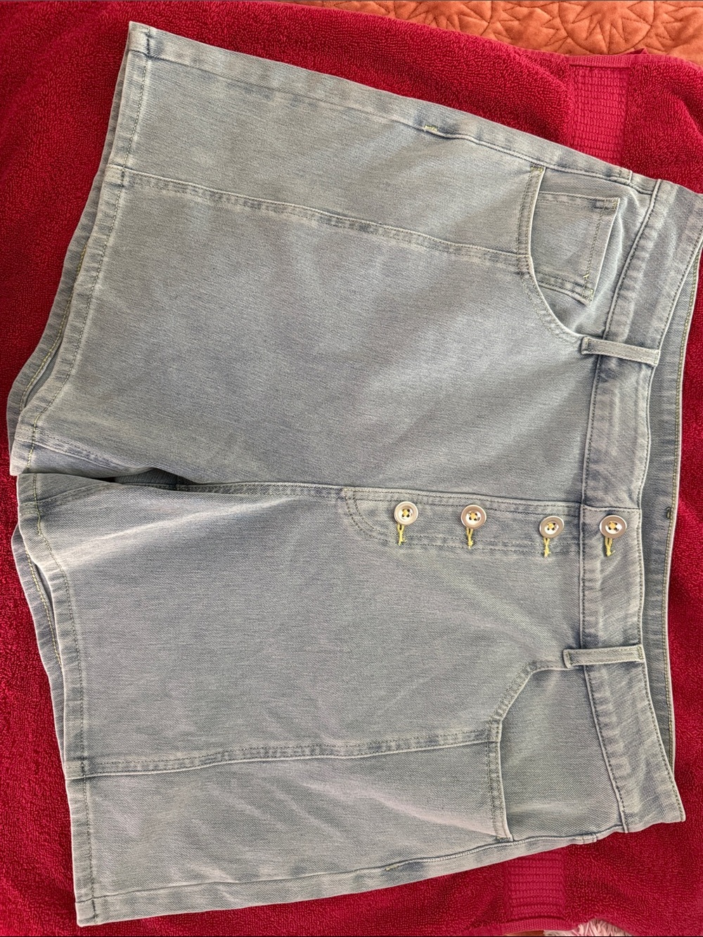 HALARA Light Blue Jean Shorts
